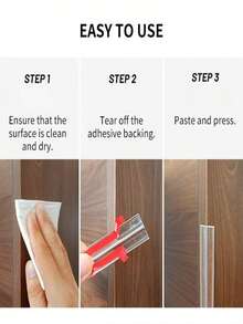 Transparent PVC Anti-Collision Edge Guard Strip With Self-Adhesive, Table And Cabinet Edge Scratch Protection Strip, Furniture Table Edge Guard Strip, Baby Safety Soft Padding Strip - S - View 6