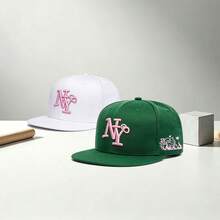 1 Pair Of Neutral NY Printed Baseball Caps, With Adjustable Design, Suitable For Hiking, Climbing, Traveling And Outdoor Activities For Sun Protection - Multi-color - View 6