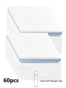 #10 Envelope Size Business Mailing Envelopes, 30/10/60pcs Self-Seal No Window Security Envelopes, 4-1/8 X 9-1/2 Inch White Paper - Multicolor - View 10