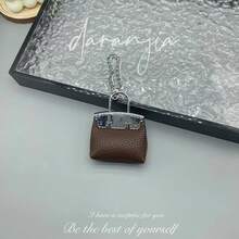 1pcexquisite And Fashionable Mini Bag Pendant With High-End Metal Chain Decoration, Small Bag Keychain Bag Matching Suitable For Giving Gifts To Girls - Multicolor - View 16