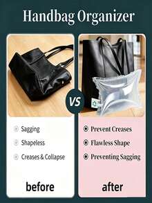 20pcs Wallet Fillers To Maintain Shape And Prevent Wrinkles, 19pcs Wallet Shaping Filler Pads With 1 Air Pump (Random Color), Wallet Fillers To Maintain Shape And Prevent Creases, Inflatable Air Cushion For Storage And Display Of Handbags, Shipping - Multicolor - View 5