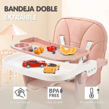 Baby Highchairs & Booster Seats - Pink - View 7