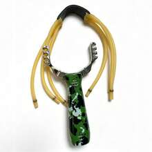 Hasbro 1pc Camouflage Wolf Slingshot, Outdoor CS Gear, Cool Competitive Toy Slingshot - B - View 7