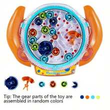 1pc 3D Maze Rotating Gear And Gravity Balance Control, Time-Killing Challenge Game, Maze Ball Party Challenge, Gift - Multicolor - View 5