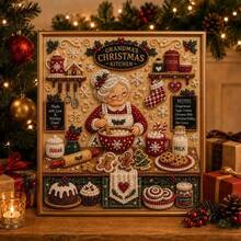 Christmas Pearl Painting, Christmas Half Circle Pearl Diamond Frame Art Set, Adult Pearl Diamond Art Set For Beginners, Gem Diamond Dot Diamond Crafts For Home Wall Decoration - Sets - View 2