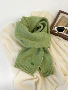 FADZOYLE 1pc Solid Color Long Knit Scarf Shawl Wraps Comfortable All Season Winter Fall Warm Soft,Daily Elegant Evening Travel Office Wedding Gift Accessories - Multicolor - View 6