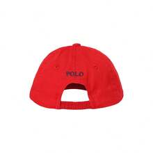 Polo Ralph Lauren 中性棒球帽，刺繡馬標，320552489003-OS - 紅色 320552489003-OS - 查看 6