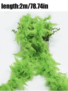 1pc Fluffy Faux Feather Scarf/Shawl, Suitable For DIY Birthday Party Costumes, Wedding Photography Props, Stage Performance, Home Party, Halloween Costumes, Concerts And Home Decor, Carnival Costumes And Accessories, Party Supplies. - Multicolor - View 29