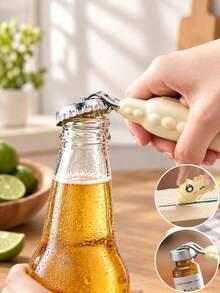 Cute Crocodile Shaped Magnetic 2-In-1 Bottle Opener, Home Oral Liquid Bottle Opener + Box Cutter, Refrigerator Magnetic Multi-Function Kitchen Tool, 4 Colors Available, Cartoon Crocodile Bottle Opener, Magnetic Bottle Opener, Oral Liquid Bottle Opener, Express Box Cutter, Refrigerator Magnet Tool, Home Multi-Function Bottle Opener Tool, Kitchen Tool - View 3