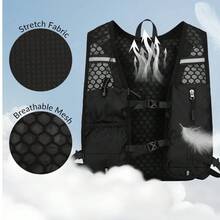 Running Vest Backpack Lightweight Running Backpack Hydration Vest Backpack Outdoor Climbing Hiking Cycling Off-Road Hydration Backpack - Multicolor - View 6