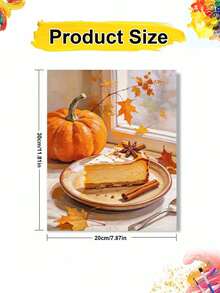 Adult & Beginner Digital Oil Painting Kit, Pumpkin Cake, Easy Acrylic Painting Supplies (Includes Brushes & Paints), Suitable For Home Decor, Ideal Gift For Holiday. - Sets - View 9