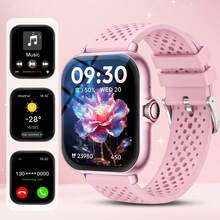 Jam Tangan Pintar Olahraga, Layar Sentuh Penuh 1,83 Inci, Dengan Fitur Pesan, Panggilan, Penghitung Langkah Olahraga, Kompatibel dengan Ponsel Android, Gelang Kebugaran Pintar, Cocok Sebagai Hadiah untuk Teman Wanita dan Pria, Hadiah Ulang Tahun - MultiWarna - View 1