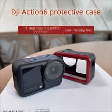 حافظة واقية Action6 من قشرة صلبة PC مع كم TPU، بطانية واقي لكاميرا رياضية بتصميم ألوان متباينة لطيف - مشاهدة 7