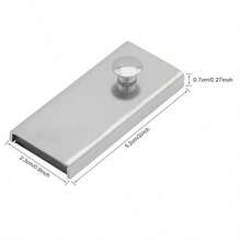 1pc Large Dual-Purpose Magnetic Sewing Guide - Portable, Easy To Install Edge Stopper For Precise Sewing, Straight Stitch Sewing Machine Accessory Presser Foot Tool, Magnetic Needle Holder - Silver - View 10