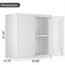 Computer Armoires & Hutches - White - View 2