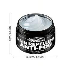 REDECAS Brand Nano Glass Rain Repellent Cream, Suitable For Car Glass, Helmet, Windshield And Interior Glass Anti-Rain Anti-Fog Cream - 1pc - View 10