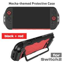 New Detachable Protective Case For SWITCH 2 (2025)Mecha-Themed Shell Cover Skin Dockable Case Drop-Resistant TPU+PC Material, Adjustable Stand-Halloween, Christmas An Unforgettable Gift For Someone Special - View 17