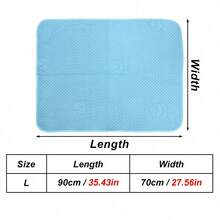 1pc Breathable Waterproof Reusable Small Pet Pee Pad, Hamster Sleeping Mat Pet Bed Pad Embossed Cage Mat, Suitable For Rabbits And Hamsters, Washable Indoor Dog Kennel Resting Accessory - View 10
