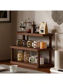 Multi-Layer Desktop Organizer for Cosmetics Kiten Spices and Coffee Cups Sp-Saving Storage Ra for Home Office and Countertop Display of Lipstis Perfumes T Cups and Small Items - Multicolor - Ver 4