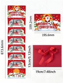 1pc 2027 New Christmas Cash Gift Envelope, Cash Gift Card Holders Xmas With 10 Slots, Upgrade Surprise Card Holder Christmas Cashs Envelope With Money Clip For Unisex Money Holders For Cash,Christmas Cash Gift Envelope,For Cash Checks - Multicolor - View 9