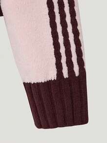 Adidas Originals Women's W KNIT TT Knit Jacket Without Hood KV8867 - Pink - View 6
