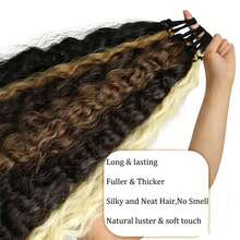 European & American Synthetic Ponytail For Women, 18 Inch Wavy Fluffy Drawstring Ponytail For Daily Use - Multicolor - View 8