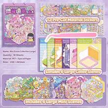 1 bộ sách dán sticker sưu tập chủ đề ngôi nhà, kích thước lớn, đa nội dung đa năng, sticker DIY thủ công, nghệ thuật sticker trang trí, chất liệu giấy planner cao cấp, sách sticker thủ công tái sử dụng, chất liệu sticker PET tái sử dụng + bộ sticker chủ đề nền, trải nghiệm nhập vai, quà tặng phổ biến cho Giáng sinh, sinh nhật và ngày lễ - Nhiều màu - Xem 7