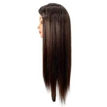 URmeili 26 Inches Professional Female Mannequin Head With Hair For Braiding, Styling, And Design Practice, Hairstyle Demonstration - View 6