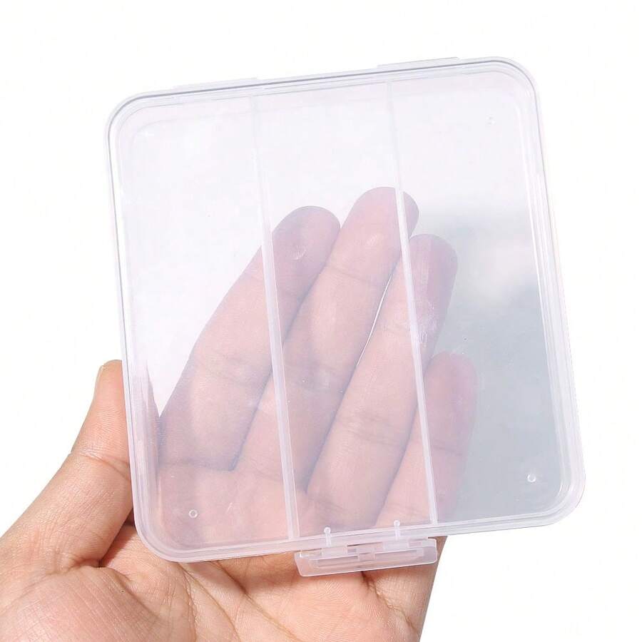 HENGJIA 3 Grids Plastic Clear Storage Box Organizer Fishing Gear Storage Box Container Multifunctional Storage Case - Multicolor - View 1