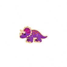 Colorful Dinosaur Enamel Pins Set, Cute Cartoon Dino Brooches, Metal Animals Lapel Badges For Backpack Clothes Hat, Lovely Gift For Dinosaur Lovers - Multicolor - View 15