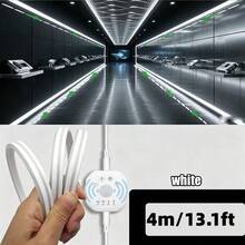 Acosh Neon Motion Sensor LED Light Strip With Auto On/Off, Neon Flex Strip, USB Powered LED Strip, Bendable & Dimmable, Warm/White For Bedroom, Closet, Bedroom Night Light, Durable Light Strip, Highquality Led, Interior Designers, Dorm Room Essentials - White - View 13