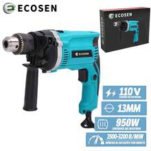 Kit Furadeira de Impacto Parafusadeira Drill 950w +Lixadeira Esmerilhadeira Angular 950w 110v - Azul - Visão 3