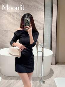1件女款優雅百褶方盒手拿包，奢華亮面腕帶手提包，迷人精緻晚宴包，正式派對包，適合情人節約會、舞會、生日派對、晚間聚會等場合 - 杏色 - 查看 10