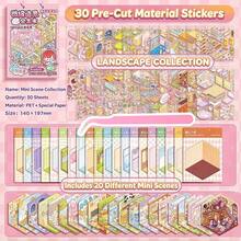 1 bộ sách dán sticker sưu tập chủ đề ngôi nhà, kích thước lớn, đa nội dung đa năng, sticker DIY thủ công, nghệ thuật sticker trang trí, chất liệu giấy planner cao cấp, sách sticker thủ công tái sử dụng, chất liệu sticker PET tái sử dụng + bộ sticker chủ đề nền, trải nghiệm nhập vai, quà tặng phổ biến cho Giáng sinh, sinh nhật và ngày lễ - Nhiều màu - Xem 5