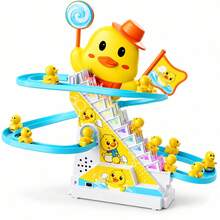 Pista de Patinhos com Escada e Com Música e Luzes - Castela - Multicolorido - Visão 1
