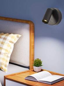 1pc LED Wireless Rechargeable Wall Lamp, Touch Control Magnetic Spotlight, Night Light, Atmosphere Light, Bedroom LED Light, 3-Color Dimmable/RGB Color, 2000mAh Large Battery, 360° Rotating Night Light, Suitable For Bedroom, Home Decor, Bedside Reading Light, Student Reading, Hallway Entrance, LED Wall Washer Light, USB Rechargeable, Gift For Friends, Birthday Gift, LED Desk Lamp, Wedding, Party Decoration, Holiday Gift, Christmas Gift - Wall Lamp - View 6