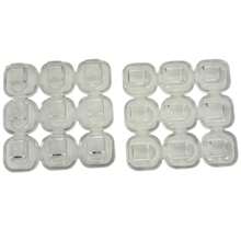 18 cái kẹp dây cáp tự dính, giá đỡ dây cáp gắn tường, phù hợp cho dây đèn LED, đèn Giáng Sinh, đèn dây, TV, cáp mạng máy tính - Dụng cụ quản lý dây cáp - Xem 7