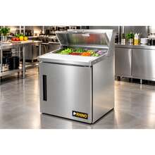Mesa refrigerada de preparación 201 L con insertos GN MERSAL-27 RHINO - Tipo de Enchufe B USA (110-127V) - Ver 2
