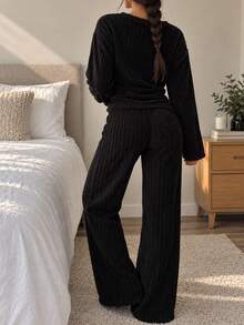 Women Two-Piece Outfits - Black - View 3