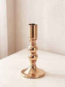 Minimalist Chic Exquisite Iron Candle Holder – Simple Textured Candle Stand, Fits Various Pillar Candle Sizes, Perfect For Home Decor, Room Decor, Party & Holiday Decor, Office Styling, Living Room Accessory, Also Ideal As Wedding & New Year Gift - Elegant and Stylish - View 13