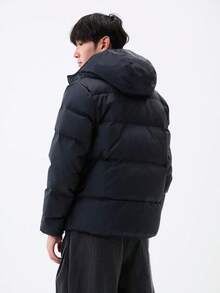 Nike 男款 2026 新款羽絨外套,運動休閒 STORM-FIT 保暖防風連帽外套,男士外套 DV1132-010 - 黑色 - 查看 7