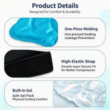 1PC Knee Pad,Gel Ice Knee Ice Bag Cold And Hot Nylon Adjustable Strap Protector Leg Knee Guard Cold And Hot Bag - View 5