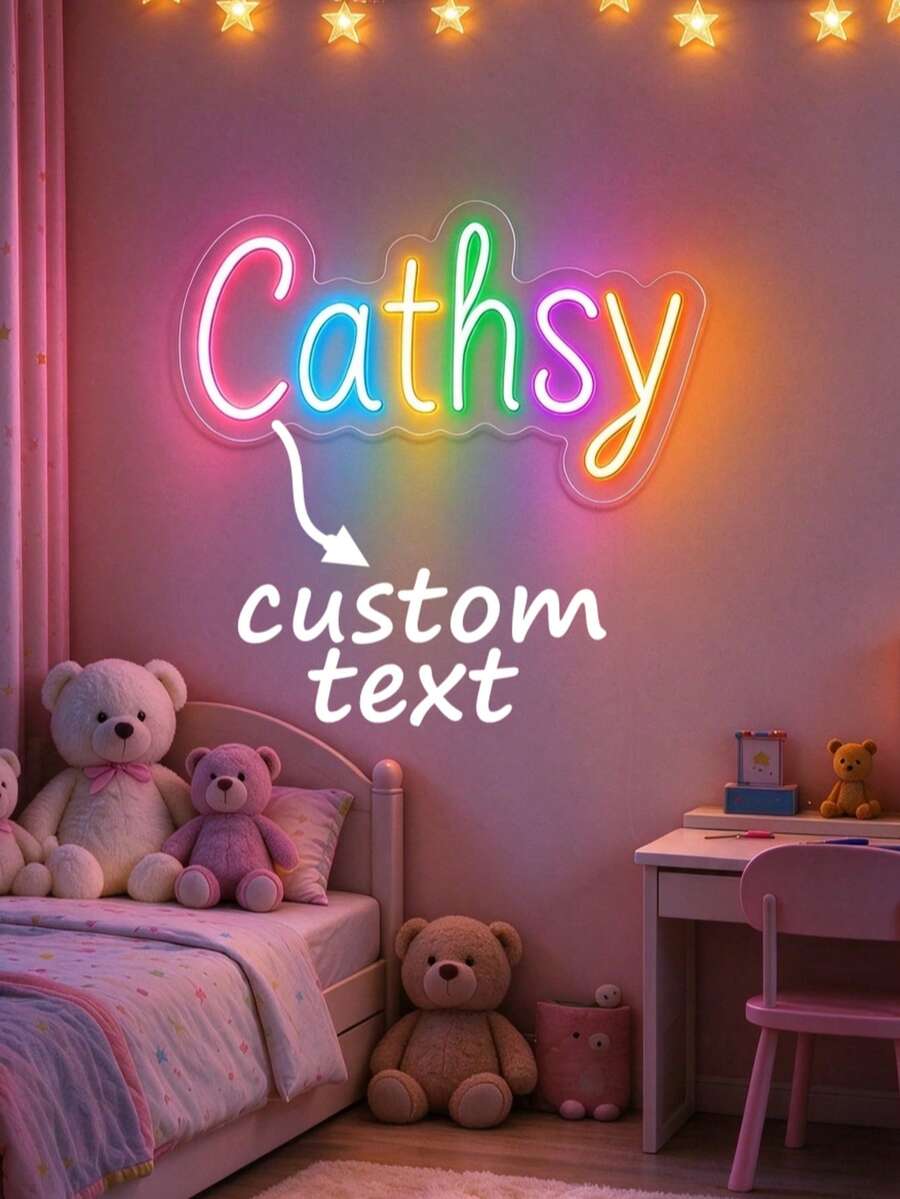 Custom Neon Light, USB LED Dimmable Neon Light, Customizable Personalized Neon Light, Christmas, Wedding, Birthday, Valentine's Day Gift
