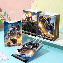 Hasbro 12 buah Kantong Kado Bergambar Transformers Optimus Prime, Kantong Kemasan Kado Genggam - Beraneka warna - View 8