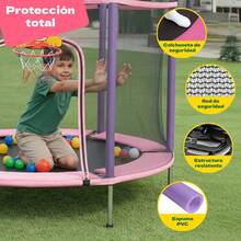 Kids Trampolines - Pink - View 6