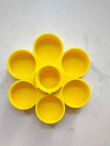 10pcs Automatic Chick Waterers, Transparent Plastic Poultry Waterers, Yellow Multi-Hole Gravity Water Bottles, Chick, Quail, Duck Waterers, Brooding Accessories, Farm Supplies - A - View 13