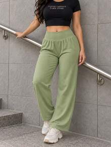 Women Pants - Green - View 1