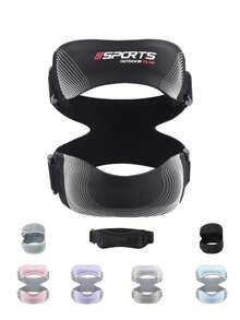 Dual Strap Knee Braces, Ideal Protective Gear For Hikers, Outdoor Adventures, Running, Fitness And Other Sports, Suitable For Gym, Fitness Accessories, Women's Knee Braces, Fitness Equipment, Running Accessories, Fitness Knee Braces - Multicolor - View 10