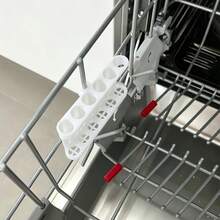 Dishwasher Straw Holder, Suitable For Straws With Diameter Within 11mm, Bottom Cross-Shaped Anti-Drop Hole, Can Fix Multiple Sizes Of Straws, Simple Dishwasher Basket Holder, Kitchen Utensil Cleaning And Storage Accessory - Multicolor - View 4