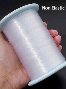 1pc 0.2-1.0mm Diameter Wound Ring Braided Bead Rope, Crystal Clear Non-Elastic Fishing Line Nylon Fishing Wire, For Balloon Garland, Jewelry Making, Beading And Crafting - Large Volume - View 5